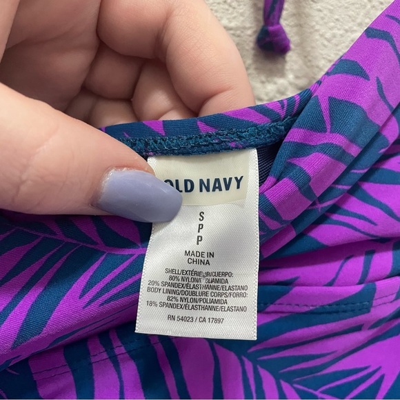 Purple & Teal Old Navy Swimsuit - Picture 6 of 6